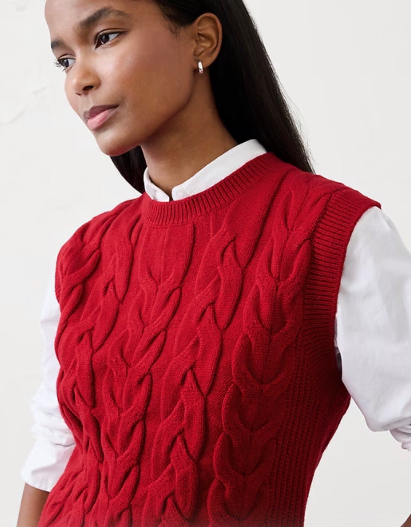 Blusa tejida-chaleco BANANA REPUBLIC